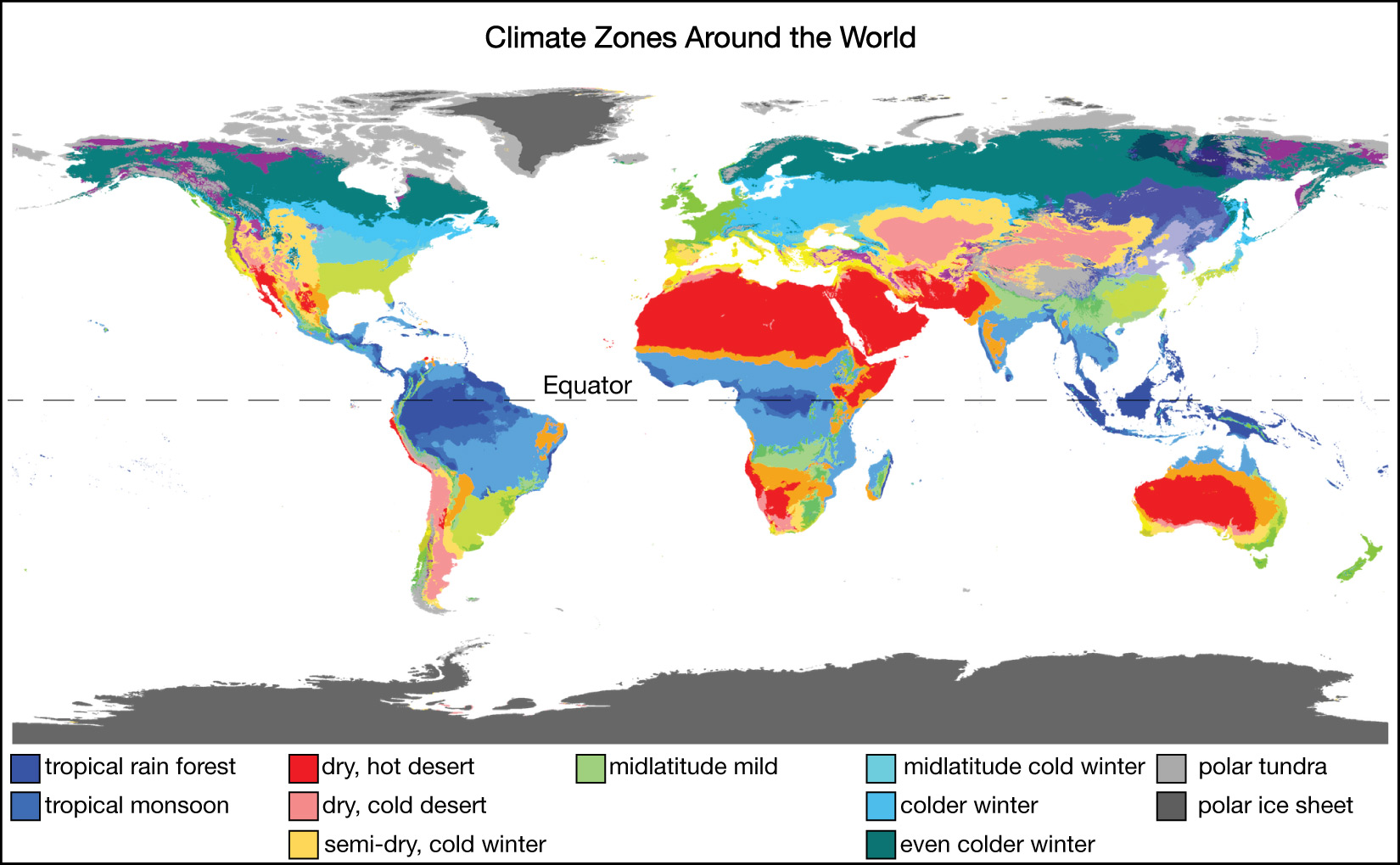 global climate zones